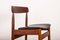 Dänische Teak Stühle aus schwarzem Skai von Farso Stolefabrik, 1960er, 4er Set 20