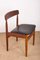 Danish Teak Chairs in Black Skai by Farso Stolefabrik, 1960s, Set of 4, Image 14