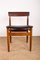 Danish Teak Chairs in Black Skai by Farso Stolefabrik, 1960s, Set of 4, Image 4