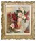 Michel Dubost, Bodegón con rosas, óleo sobre lienzo, siglo XX, Imagen 1