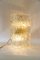 Big Kalmar Wall Lamps with Textured Glass, Vienna, 1950s, Set of 2 12