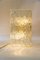 Big Kalmar Wall Lamps with Textured Glass, Vienna, 1950s, Set of 2, Image 10