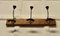 Vintage French Bentwood and Turned Wood Coat Hooks, 1890s 2