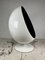 Butaca giratoria Egg de fibra de vidrio, años 60, Imagen 3