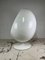 Butaca giratoria Egg de fibra de vidrio, años 60, Imagen 4