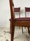 Italian Crafted Wooden Chairs, 1950s, Set of 4, Image 4