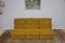 Corduroy Modular Sofa, 1970s, Set of 3 2