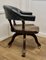 Antique Swivelling Oak Desk Chair, 1890s 4