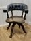 Antique Swivelling Oak Desk Chair, 1890s, Image 7