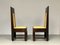 Vintage High Back Chairs, 1920s, Set of 2, Image 2