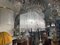 Lampadario grande rettangolare in canna di Murano, anni '80, Immagine 7