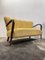 Vintage Muschel Sofa von Malatesta & Masson, 1950er 1