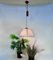 Postmodern Height-Adjustable Umbrella Hanging Lamp in Teak from Domus, 1980s, Image 8