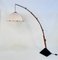 Postmodern Height-Adjustable Umbrella Arc Floor Lamp in Teak and Steel from Domus, 1980s 29