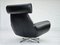 Danish Swivel Chair in Leather & Cast Aluminium, 1960s 6