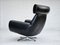 Danish Swivel Chair in Leather & Cast Aluminium, 1960s 17