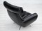 Chaise Pivotante en Cuir et Fonte d'Aluminium, Danemark, 1960s 26