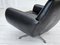 Danish Swivel Chair in Leather & Cast Aluminium, 1960s 3