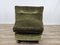 Corner Sofa in Green Fabric with Wooden Feet, 1970, Set of 2 17