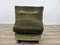 Corner Sofa in Green Fabric with Wooden Feet, 1970, Set of 2, Image 17