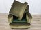 Italian Chair in Green Fabric with Wooden Feet, 1970 11