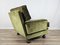 Italienischer Stuhl aus Grünem Stoff mit Holzfüßen, 1970 3