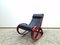 Rocking Chair Vintage en Cuir par Gae Aulenti pour Poltronova 6