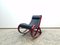 Rocking Chair Vintage en Cuir par Gae Aulenti pour Poltronova 15