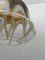 Lámpara colgante de cristal de Murano, años 70, Imagen 4