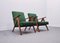 Fauteuil Modèle B Mid-Century en Tweed Vert, 1960s 10