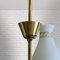 Lámpara de araña sueca moderna de latón y vidrio, años 40, Imagen 12