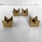 Swedish Brass Candleholders by Pierre Forssell for Skultuna, 1960s, Set of 4 3