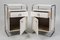 Bauhaus Bedside Tables attributed to Sab in Chrome & Wood, Czech, 1930s, Set of 2, Image 5
