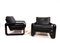 Vintage Hombre Leather Armchairs by Burkhard Vogtherr for Rosenthal, 1960s, Set of 2 15