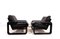 Vintage Hombre Leather Armchairs by Burkhard Vogtherr for Rosenthal, 1960s, Set of 2 13