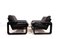 Vintage Hombre Leather Armchairs by Burkhard Vogtherr for Rosenthal, 1960s, Set of 2, Image 13