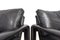 Vintage Hombre Leather Armchairs by Burkhard Vogtherr for Rosenthal, 1960s, Set of 2 5