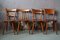 Vintage Scandinavian Troubled Style Chairs, 1960s, Set of 4 3