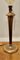 Lámpara de mesa Art Déco alta de nogal y cobre, Imagen 3