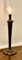 Lámpara de mesa Art Déco alta de nogal y cobre, Imagen 8