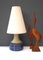 Vintage Danish Pottery Table Lamp from Søholm, 1960s 1