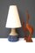 Vintage Danish Pottery Table Lamp from Søholm, 1960s 8