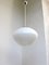 Large Bauhaus Ceiling Light in White Cased Glass, 1930s, Image 2