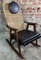 Muntendam Rocking Chair in Teak and Rattan by P. J. Muntendam for Gebroeders Jonkers Noordwolde, 1950 2