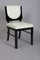 Art Deco Chairs in Ebony & Leather, France, 1920s, Set of 4, Image 1