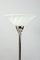 Art Deco Floor Lamp in Milk Glass & Chrome, France, 1920s, Image 3