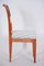 Biedermeier Chair in Cherry Tree &New Upholstery, Czech, 1820s 3