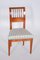 Biedermeier Chair in Cherry Tree &New Upholstery, Czech, 1820s 5