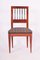 Biedermeier Side Chair in Yew-Tree & Upholstery, Austria, 1820s 4