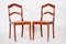 Biedermeier Dining Chairs in Mahogany & Wicker, Germany, 1830s, Set of 2 1